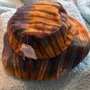 EARTHBOUND Tie-Dye Bucket Hat - Orange, Yellow, Blue
